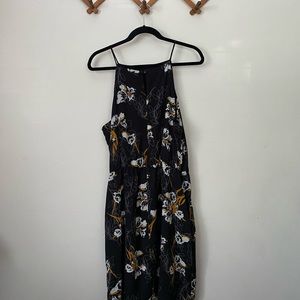 Mossimo Black Floral Dress XL